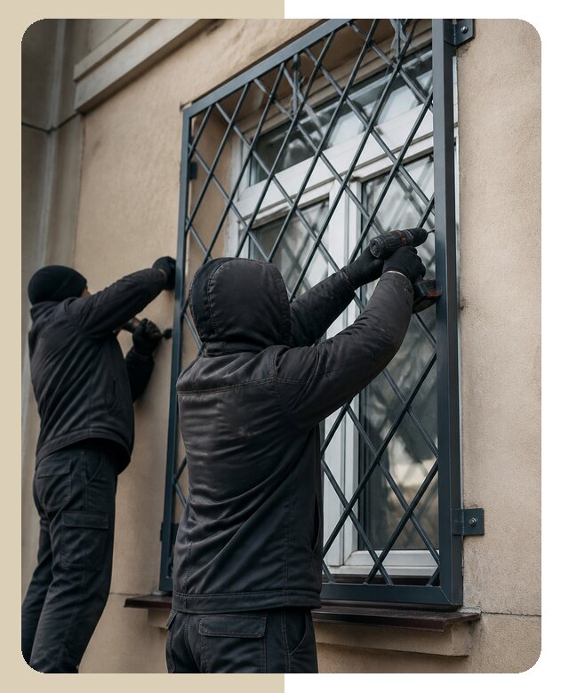 Установка антивандальных решеток на окна в Таганроге